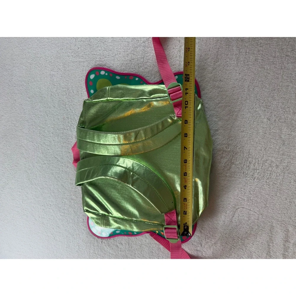 American Girl Butterfly Backpack Green Metallic Pink Wings GDW39 2019 Kids Bag